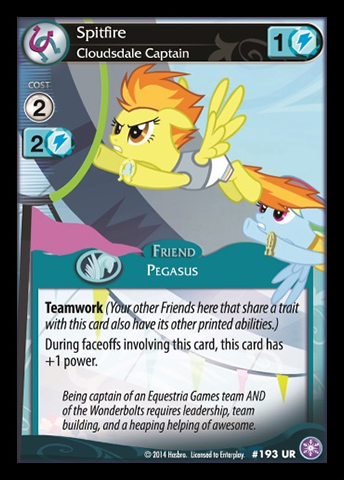 Spitfire, Cloudsdale Captain
